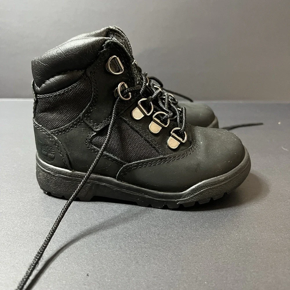 Timberland Field Boots Black Size 9 Toddler TB044890 Outdoor Kids